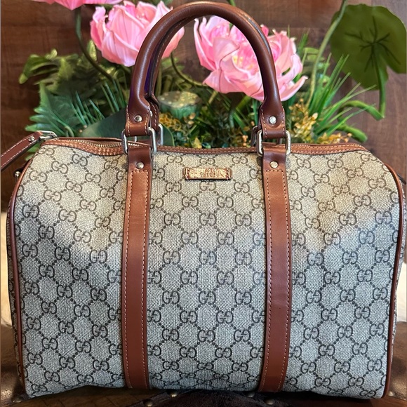 Gucci Handbags - Gucci GG Coated Canvas Boston Bag